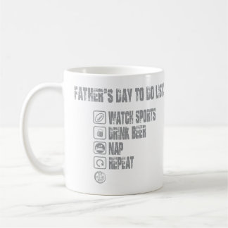 Mug Liste des fêtes des pères à faire