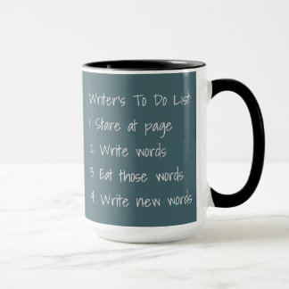 Mug Liste des tâches de l'auteur