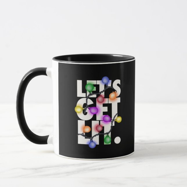 Mug Lit Noël tenue classique (Gauche)