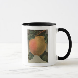 Mug Lithographie de Chromo de Fruit de Belleflower Pom