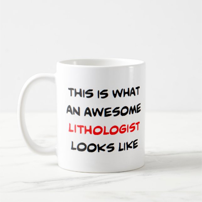 Mug lithologue, génial (Gauche)