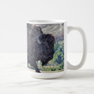 Mug L'itinérance de bison américain dans les prairies