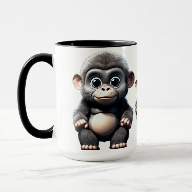 Mug Little Cute Gorilla (Gauche)