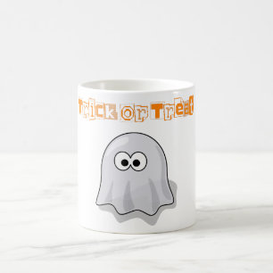 Mug Little GHOST à Halloween, Trick ou Treat?