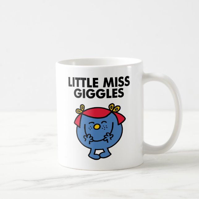 Mug Little Miss Giggles | Écriture noire (Droite)