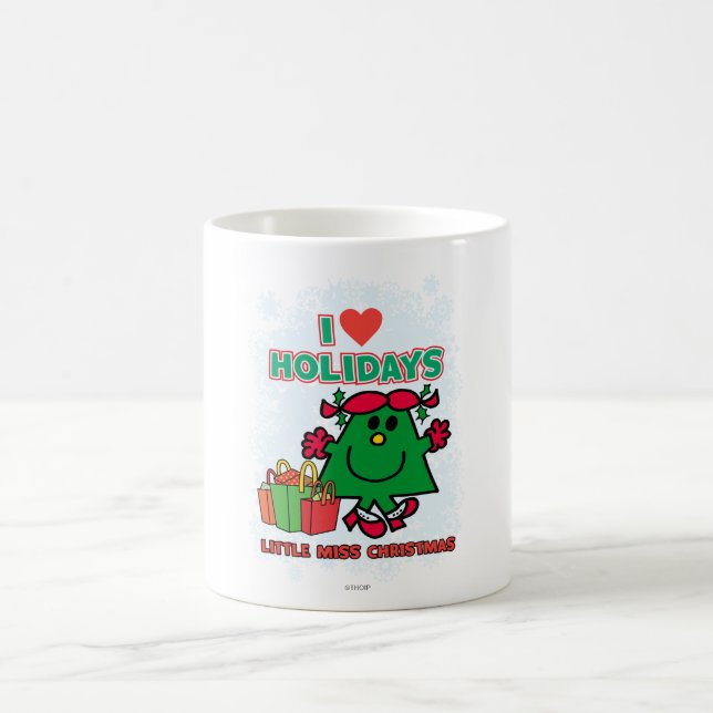 Mug Little Miss Noël | J'aime les vacances (Centre)