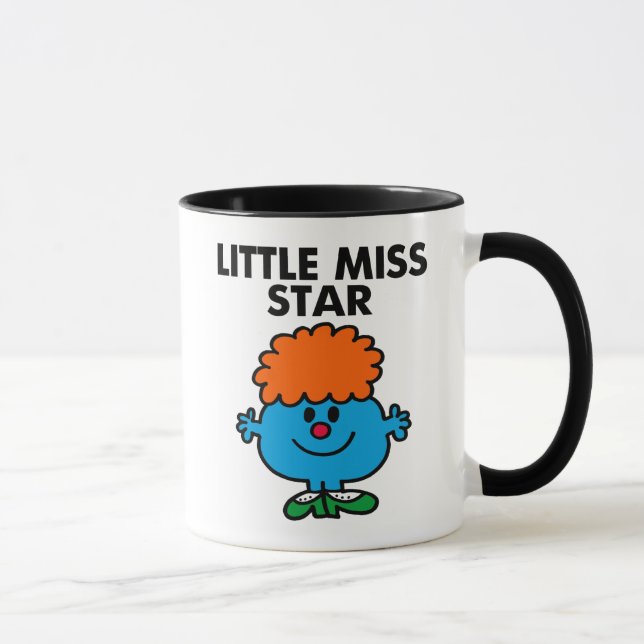 Mug Little Miss Star | Lettres noires (Droite)