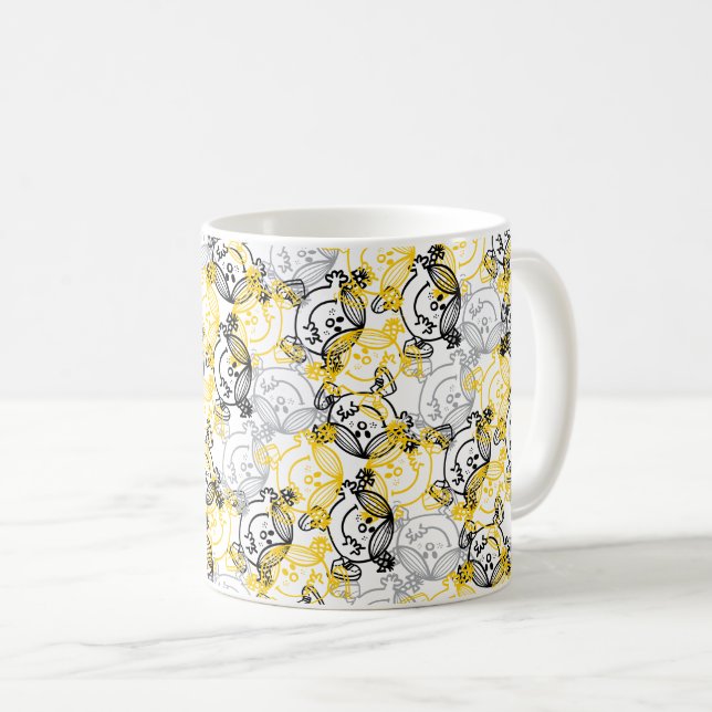 Mug Little Miss Sunshine Jaune Motif de caractères (Devant droit)