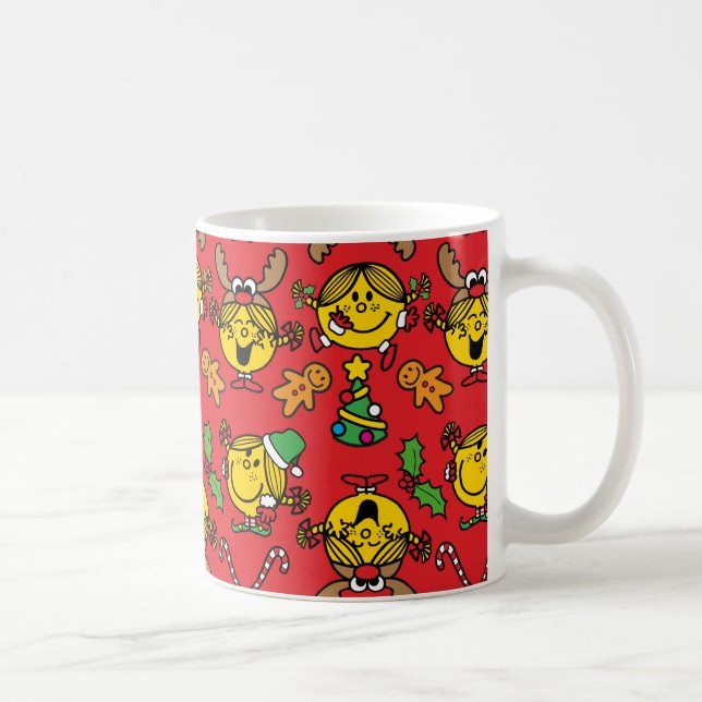 Mug Little Miss Sunshine Red Christmas Pattern (Droite)