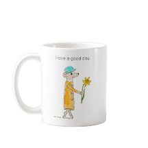 Little Mouse With Daffodil