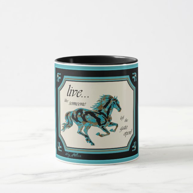 Mug Live Comme Quelqu'Un A Laissé La Porte Ouverte (Centre)