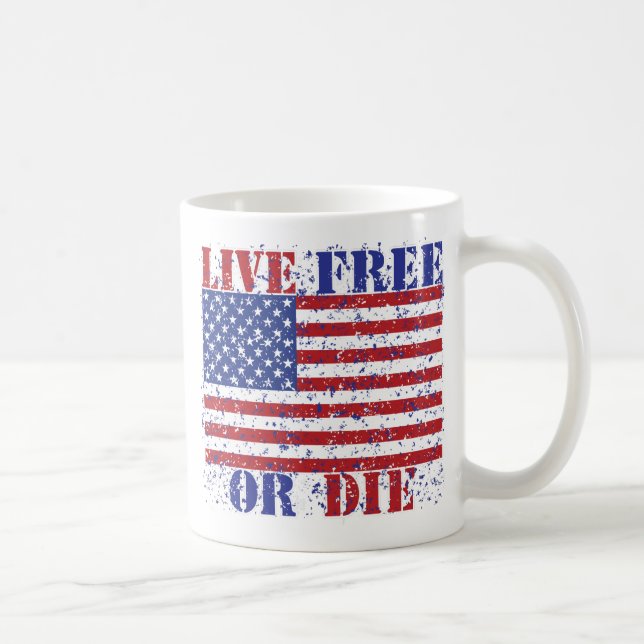 Mug Live Free ou Die (Droite)