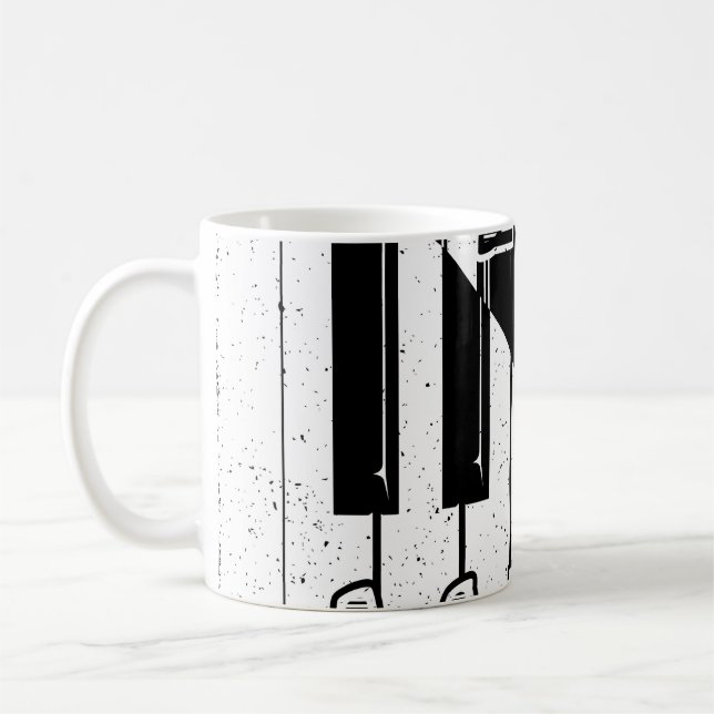 Mug Live Jazz Calligraphy Illusion Logo Lettering with (Gauche)