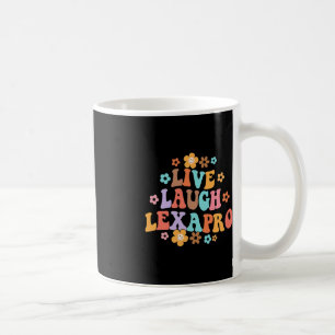 Mug Live Laugh Lexapro Thérapiste Super en santé menta