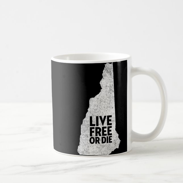 Mug Live Or Die Shirt - New Hampshire Shirt Nh  (Droite)