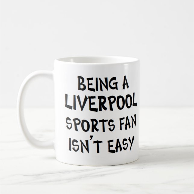 Mug liverpool sports fan, being (Gauche)