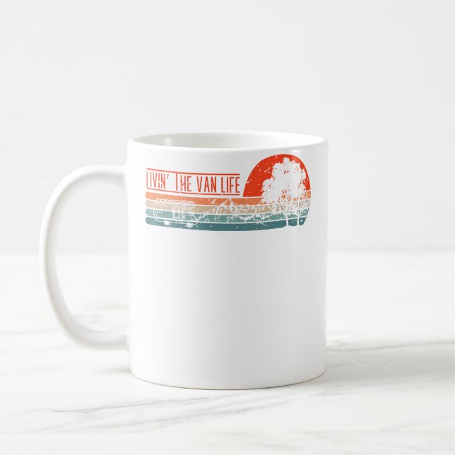 Mug Livin That Van Life Camper Camping Van (Gauche)