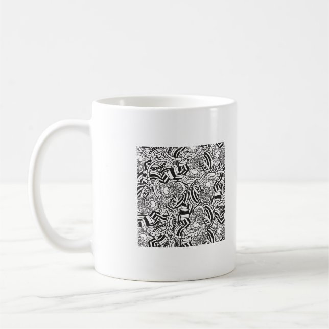 Mug Livre de coloriage pour adultes (Gauche)