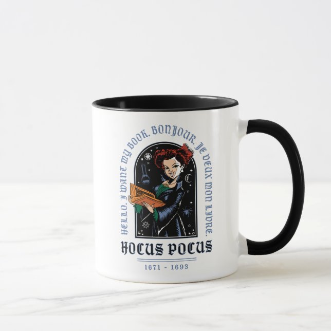 Mug Livre des sorts de Hocus Pocus Winifred (Droite)