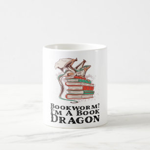 Mug Livres - Bouquineur ? Je suis un dragon de livre