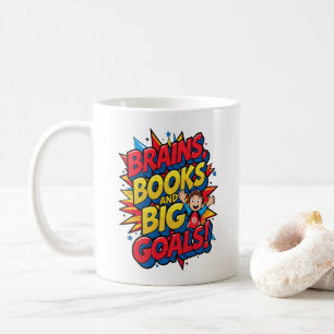 Mug Livres du cerveau et grands objectifs - Amusants R