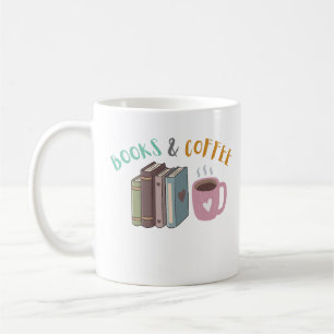 Mug Livres et Café Design Mignon de Amateur de Livres