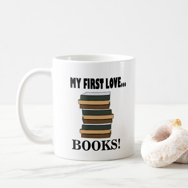 Mug Livres My First Love Books (Avec donut)