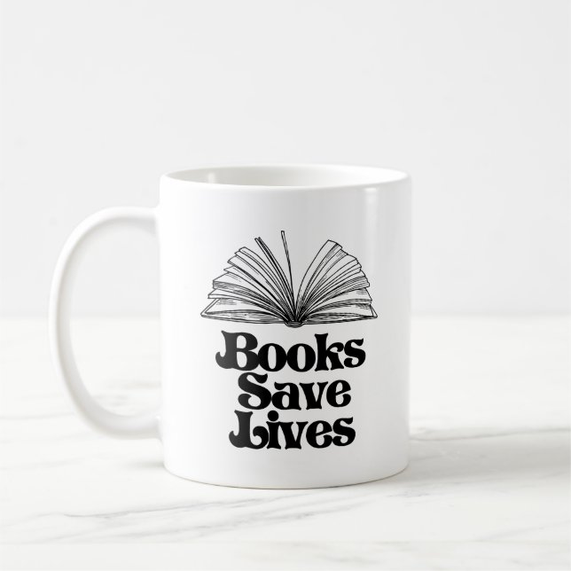Mug Livres Sauver des vies (Gauche)