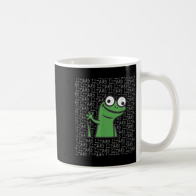 Mug Lizard Lizard Lizard Funny Weirdcore Animal mème G (Droite)