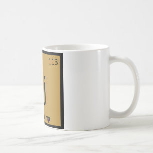 Mug Lj - Symbole de chimie de terrain et de piste de v