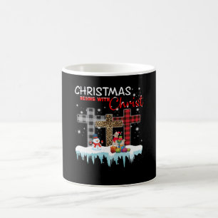 Mug Llama Gift   Noël Commence Avec Le Christ