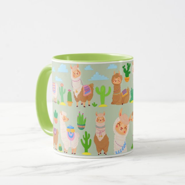 Mug Llamas (Devant gauche)