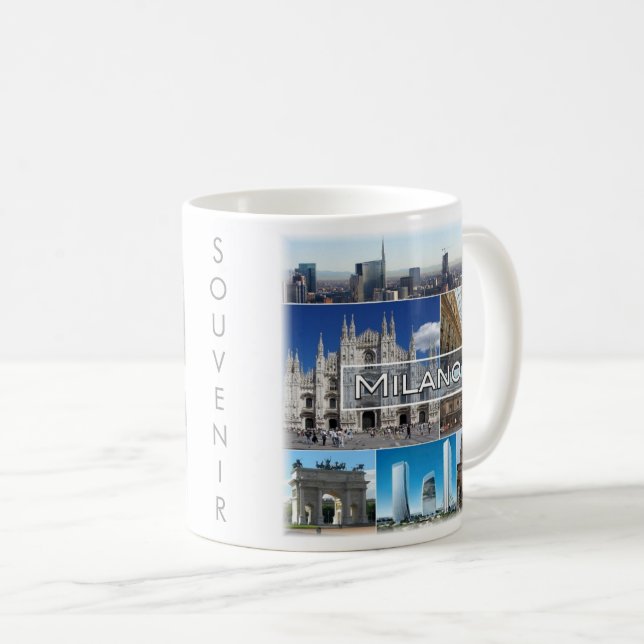 Mug LMD004 MILAN, Milano, église cathédrale, (Devant droit)