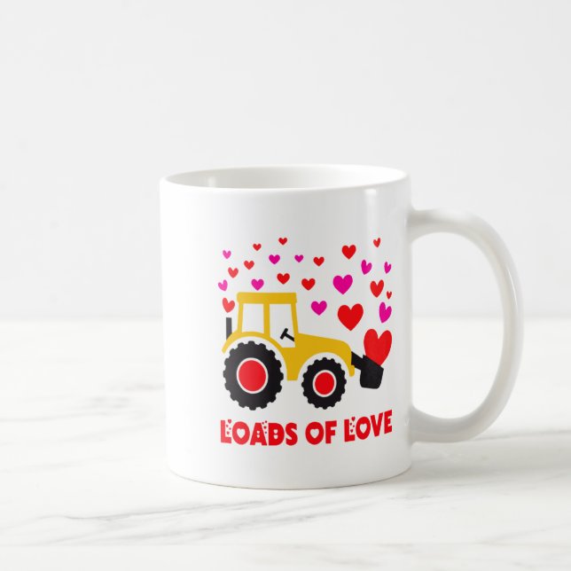 Mug Loads Of Love Toddler Tractor Valentines Day For K (Droite)