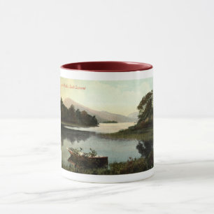 Mug Loch Lomond, Ecosse, Luss Straits 1915 Vintage
