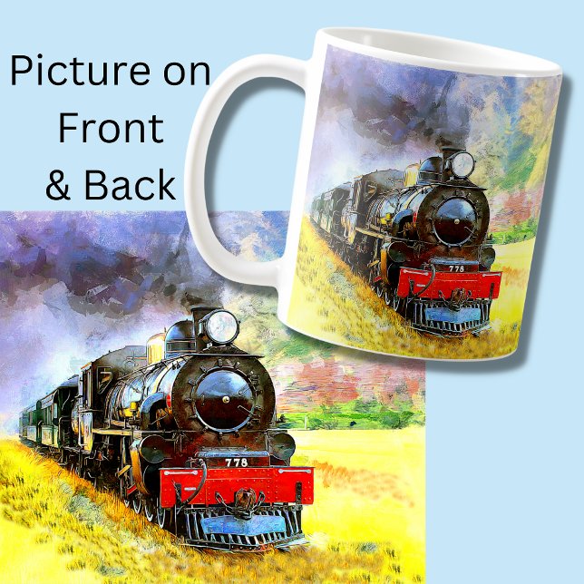 Mug Locomotive moteur de train à vapeur 778 (Créateur téléchargé)
