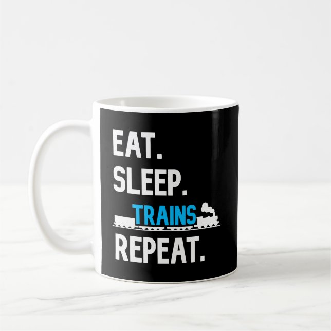 Mug Locomotive Train Cadeaux Pour Garçons Train à vape (Gauche)