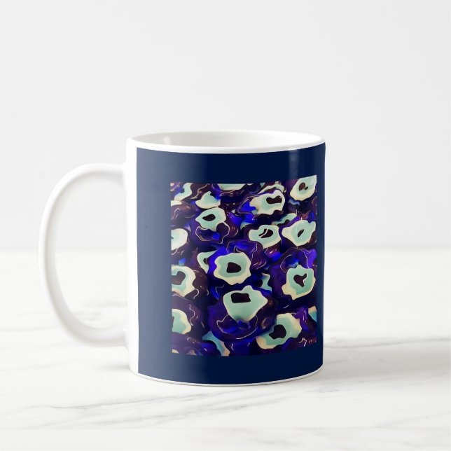 Mug L'Oeil Boncuk Turc Formé Amulet Bizarre Art (Gauche)