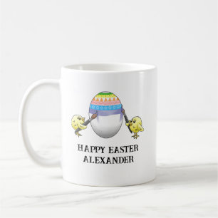 Mug L'œuf de Pâques est peint par les poules