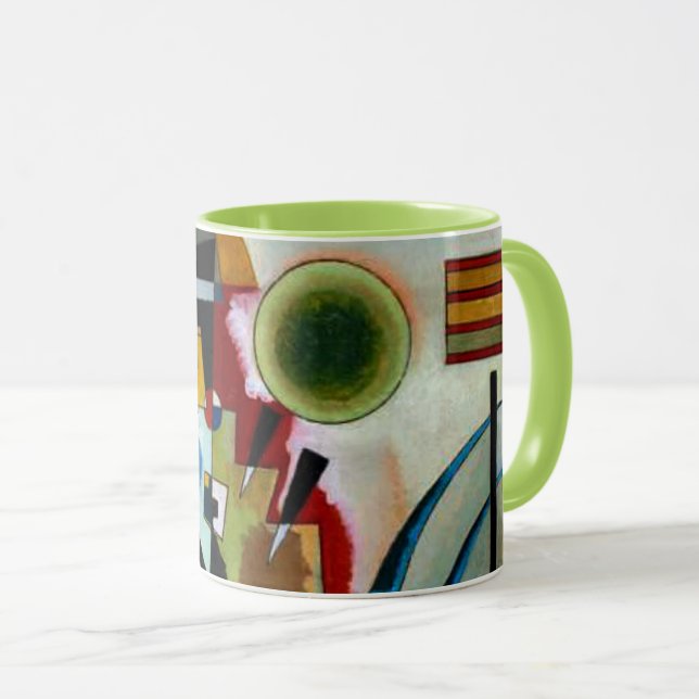 Mug L'oeuvre de Kandinsky, Swinging, (Devant droit)