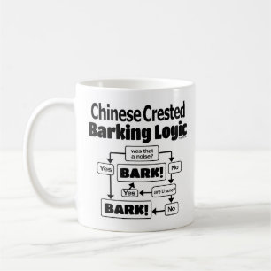 Mug Logique crêtée chinoise d'écorcement