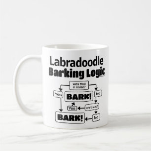 Mug Logique d'aboiements Labradoodle