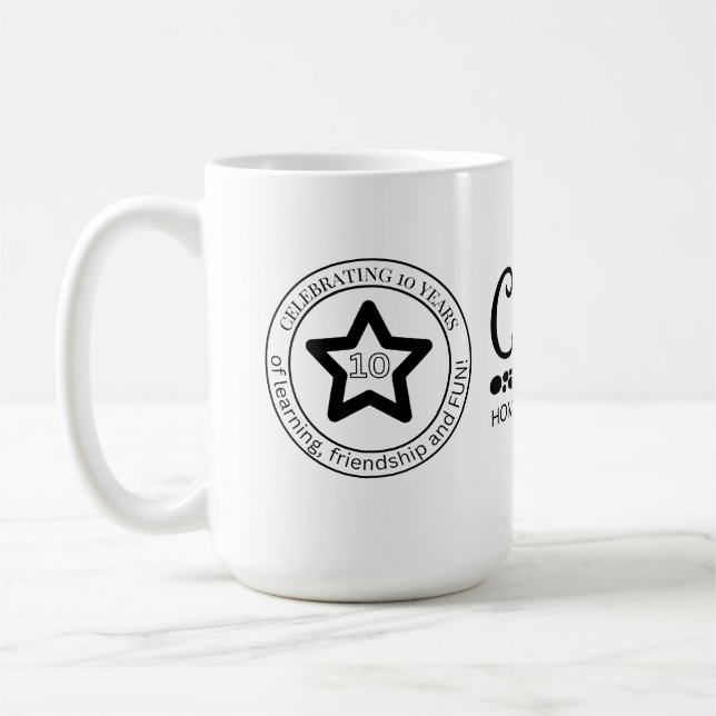 Mug logo 10 ans  (Gauche)