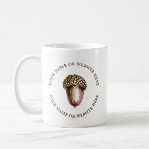 Mug Logo Acorn Nom commercial