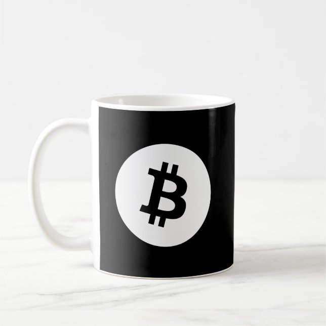 Mug Logo blanc Express® Bitcoin (Gauche)