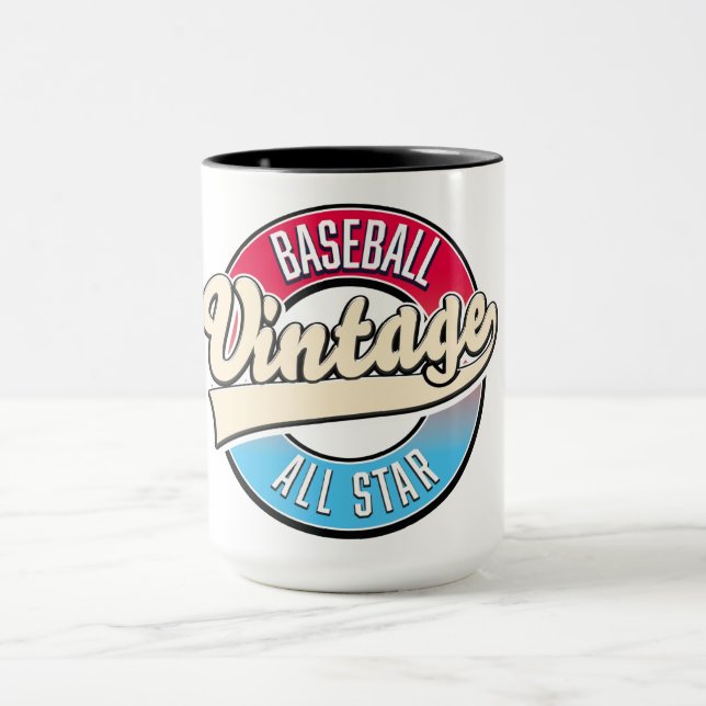 Mug logo de baseball All Star (Centre)