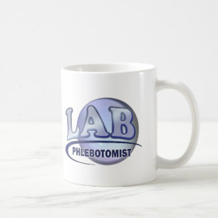 Mug LOGO de bleu d'amusement de PHLEBOTOMIST