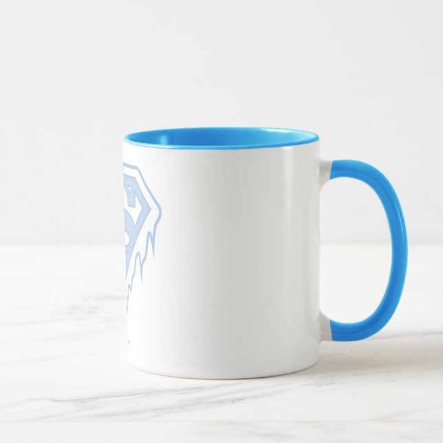 Mug Logo de bleu de Supergirl (Droite)