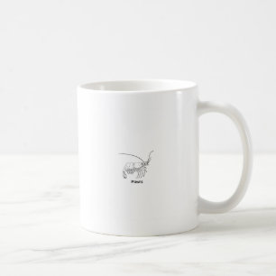Mug Logo de crevette rose
