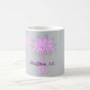 Mug Logo de la chaleur de Palmetto avec Bluffton,